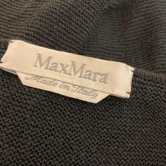 Max Mara Sweater L Black Semi-Sheer Long Sleeve - Picture 11 of 11